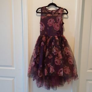 Girls size 10 high-low party dress - 0030